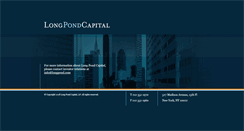 Desktop Screenshot of longpond.com