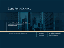 Tablet Screenshot of longpond.com